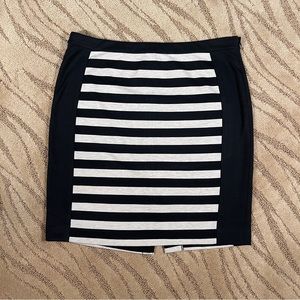 Striped Pencil Skirt